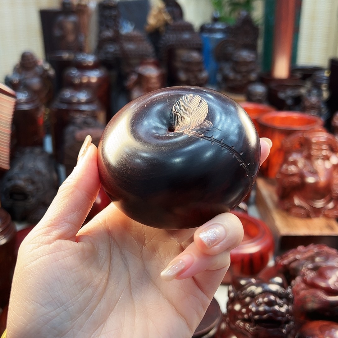 璐***璐小叶紫檀印度小叶紫檀平安扣8.1/4.5