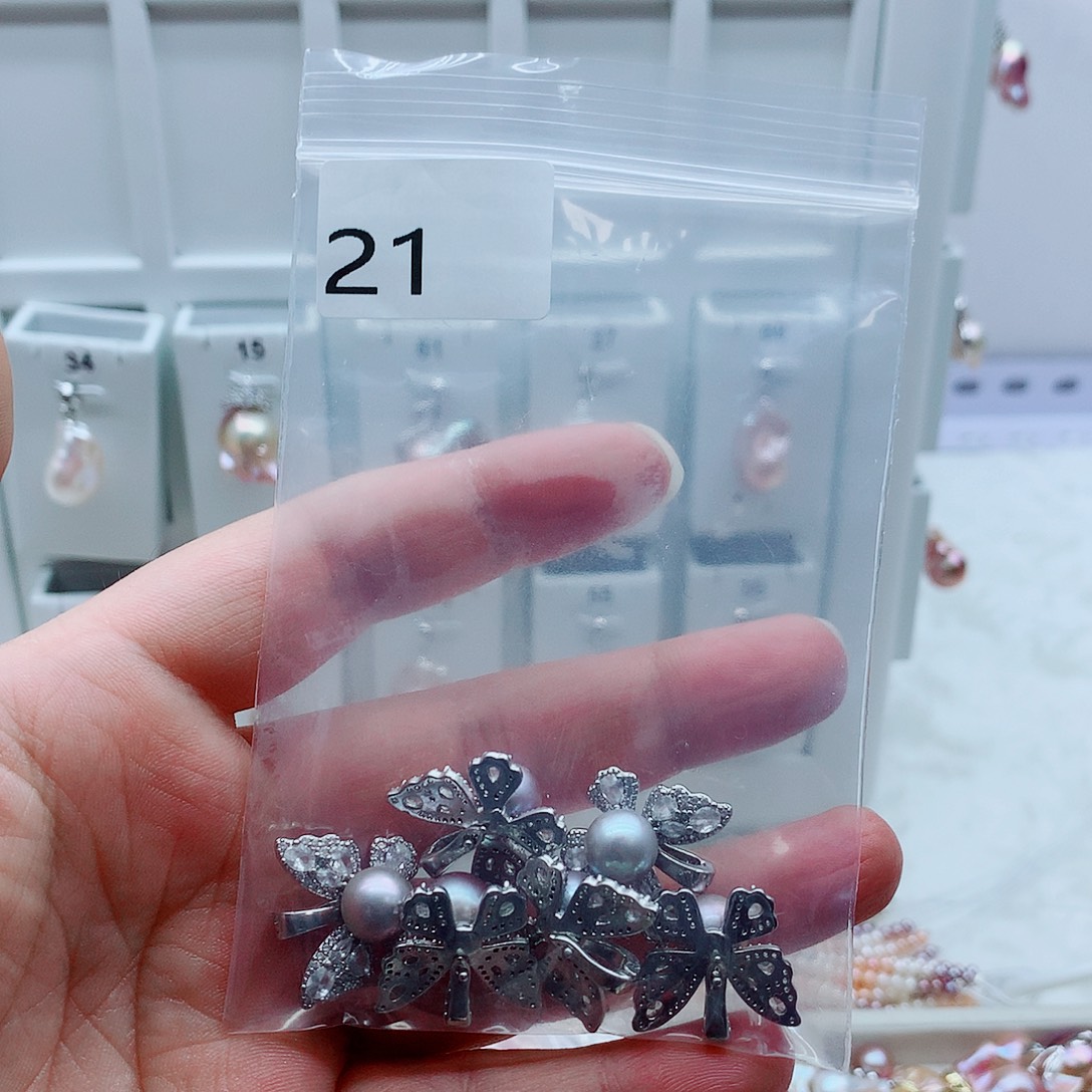 淡水珍珠吊坠(不含链)合金