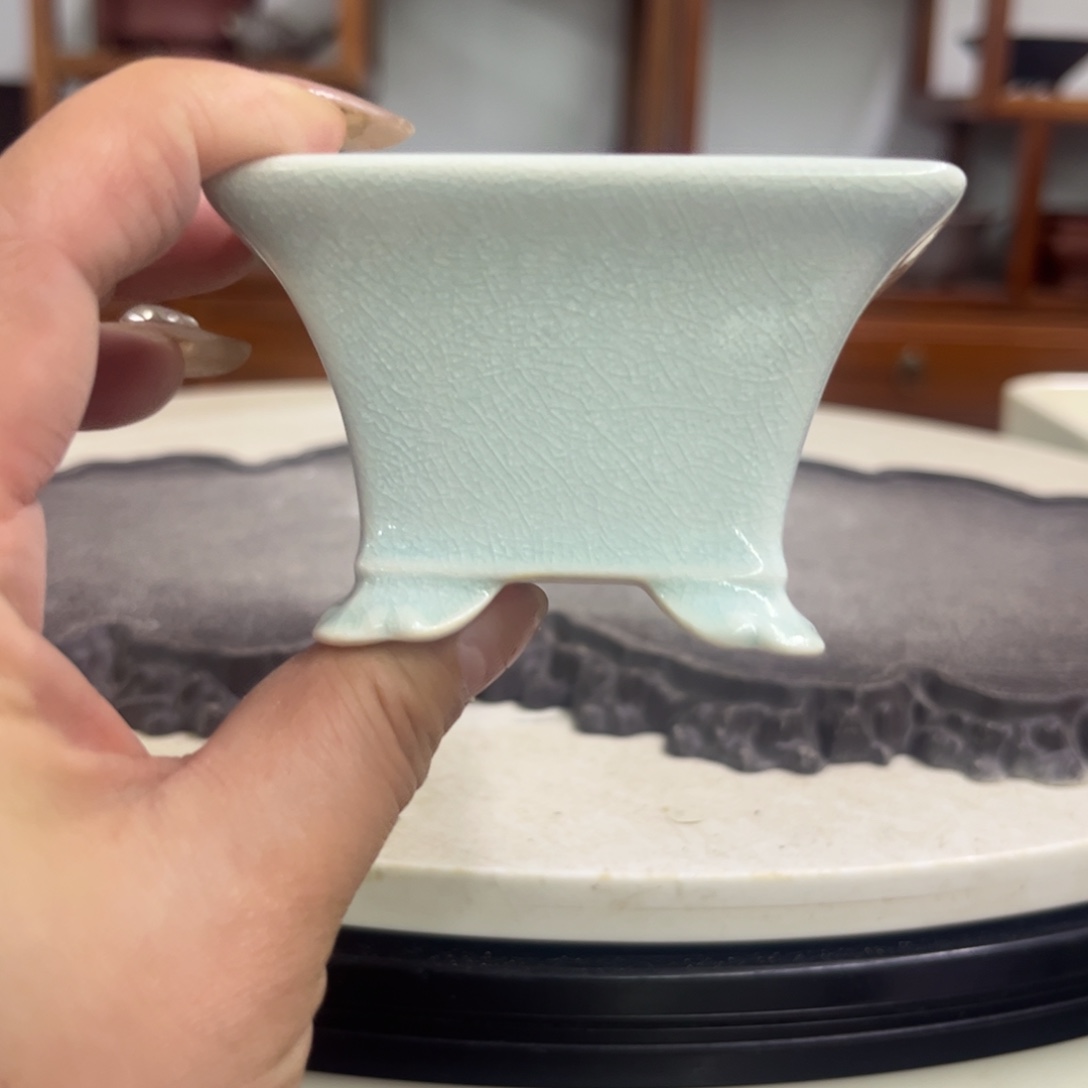 紫砂花盆瑕疵5-8。。。