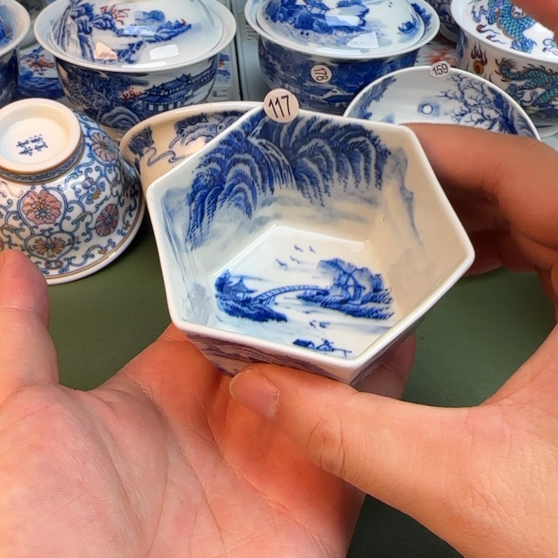 彦祖纯手工手绘茶具117