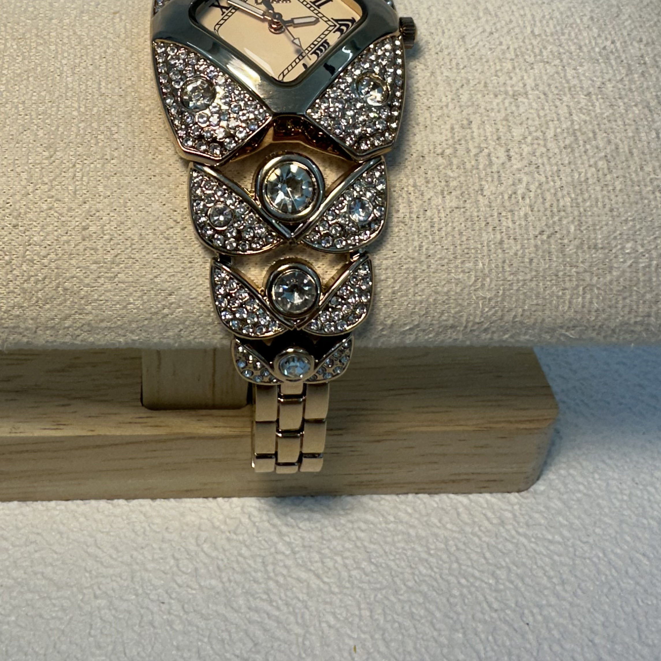 铁合金锆石手链 新款满钻拼接手链