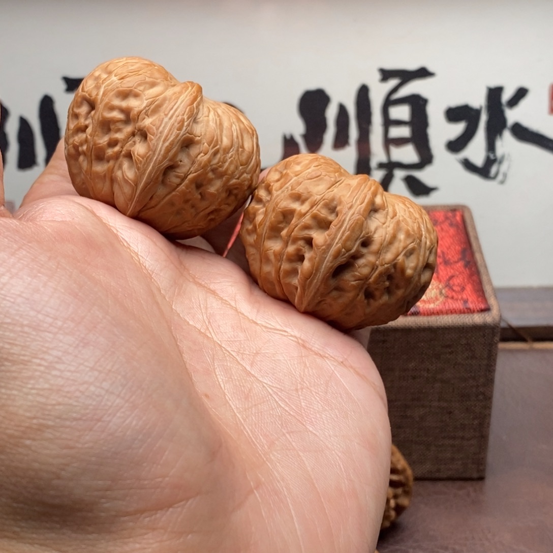 吊坠文玩核桃全品顶级元宝43