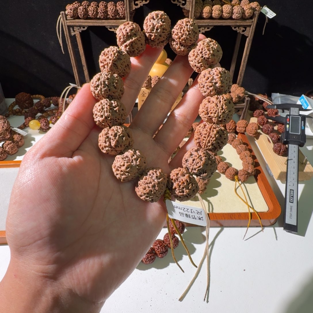 金刚菩提手串22尺寸梅花