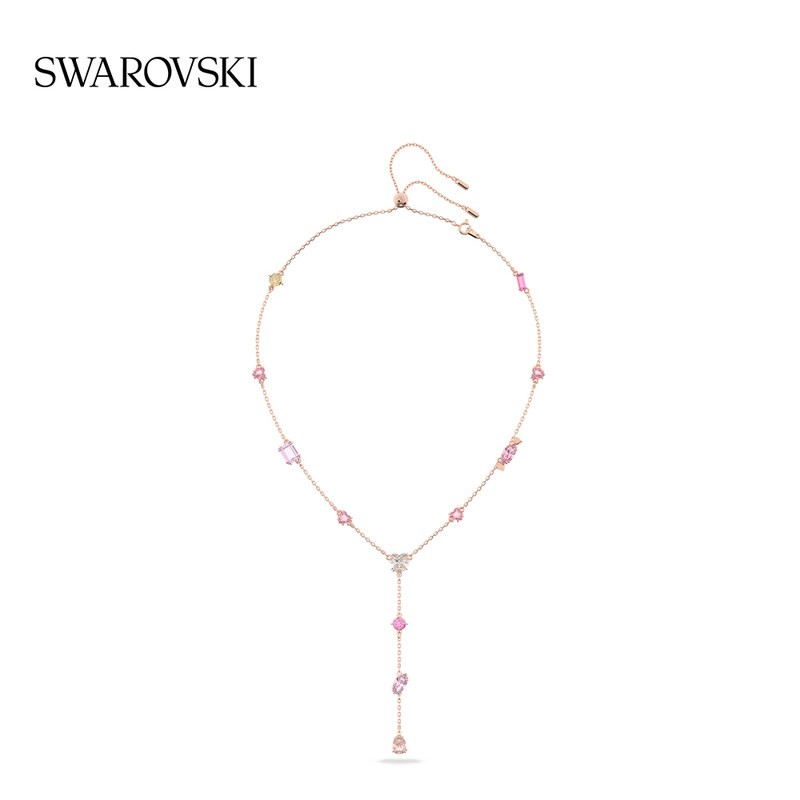 施华洛世奇（SWAROVSKI）GEMA 520项链女糖果蜜恋粉红色 5626658