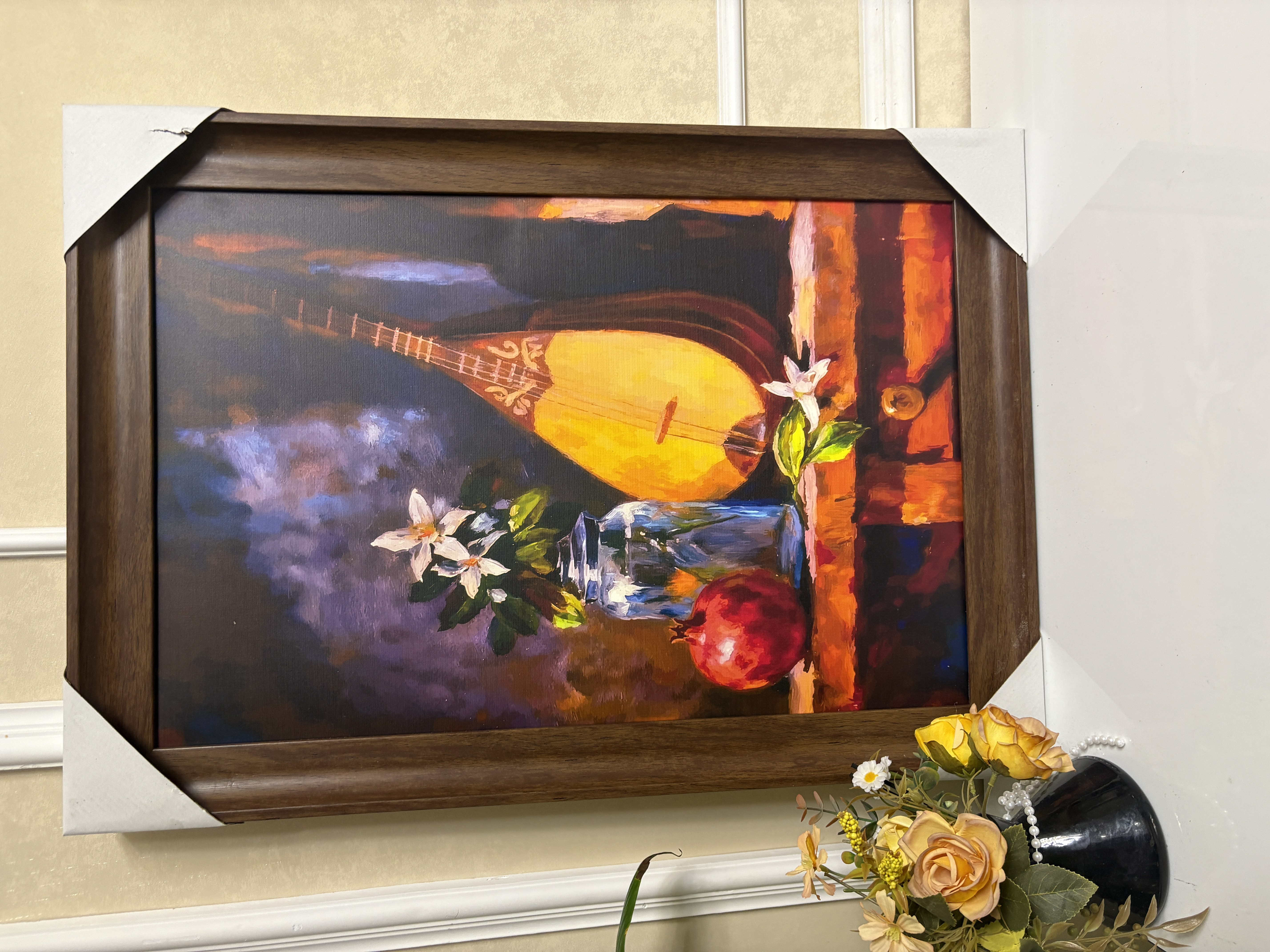 新疆客厅餐厅法式装饰画挂画