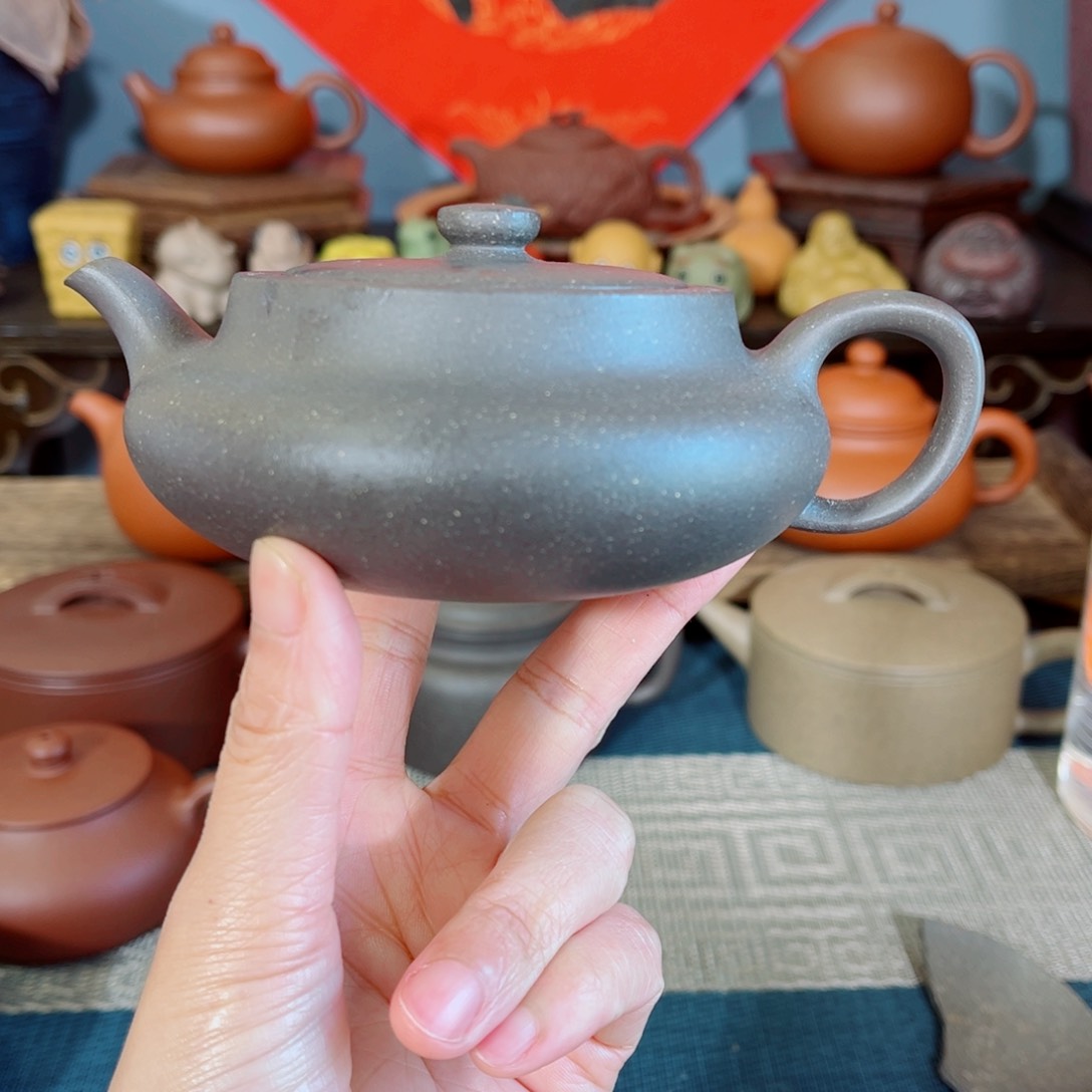 紫砂茶壶微瑕精工半手零添加支持检测假
