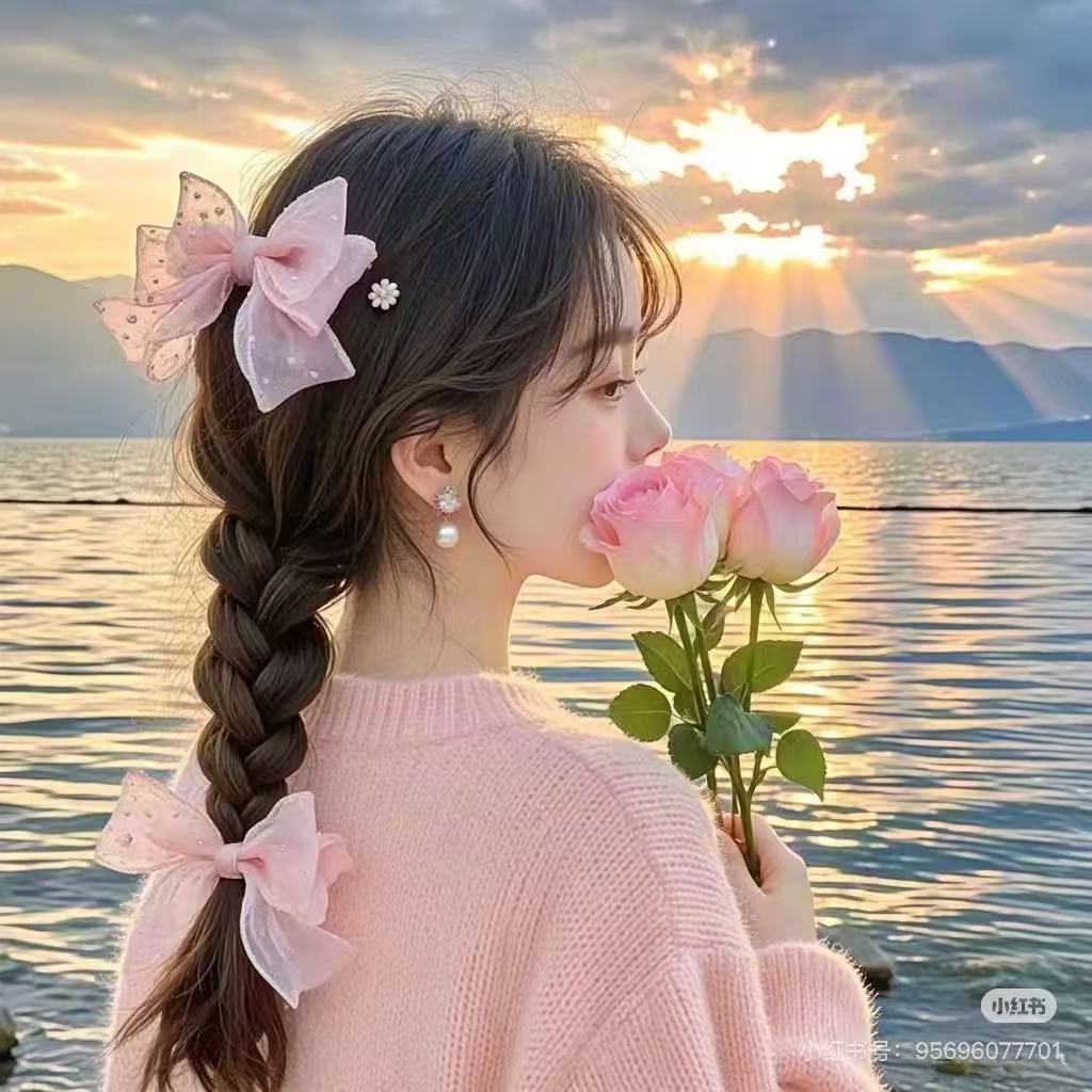 边夹发夹甜美气质女孩女公主抓夹原创设计日韩