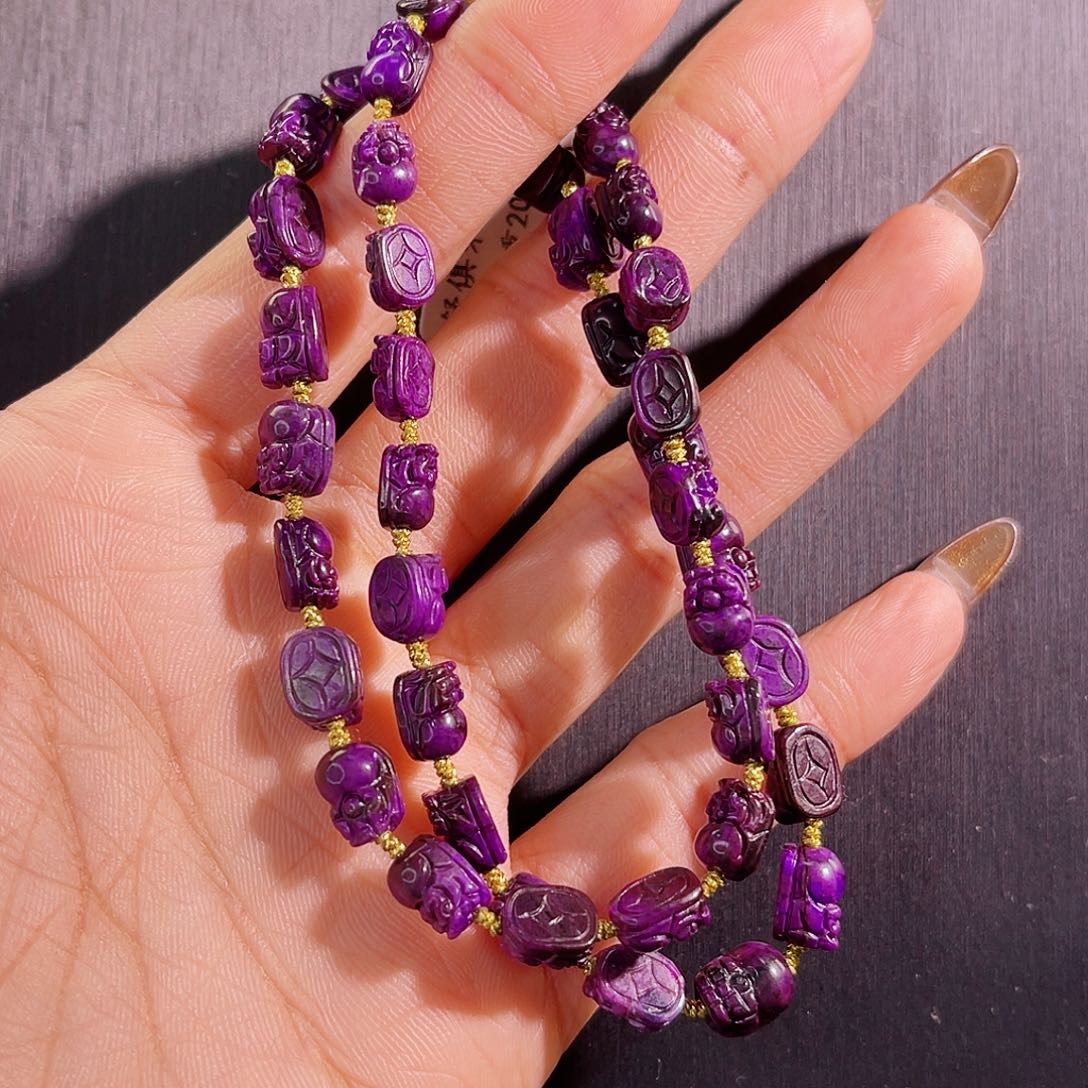 苏纪石（舒俱来）项链k金未镶嵌