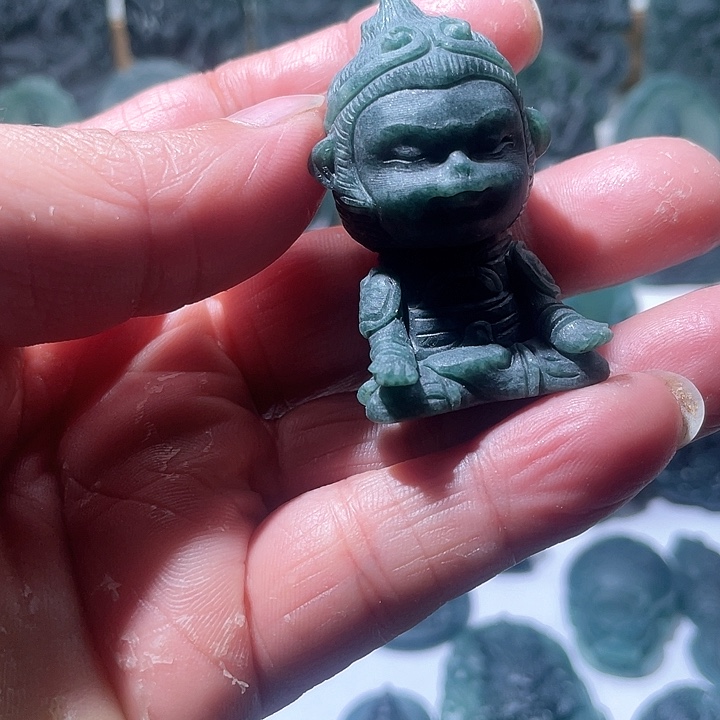 定制翡翠未镶嵌悟空