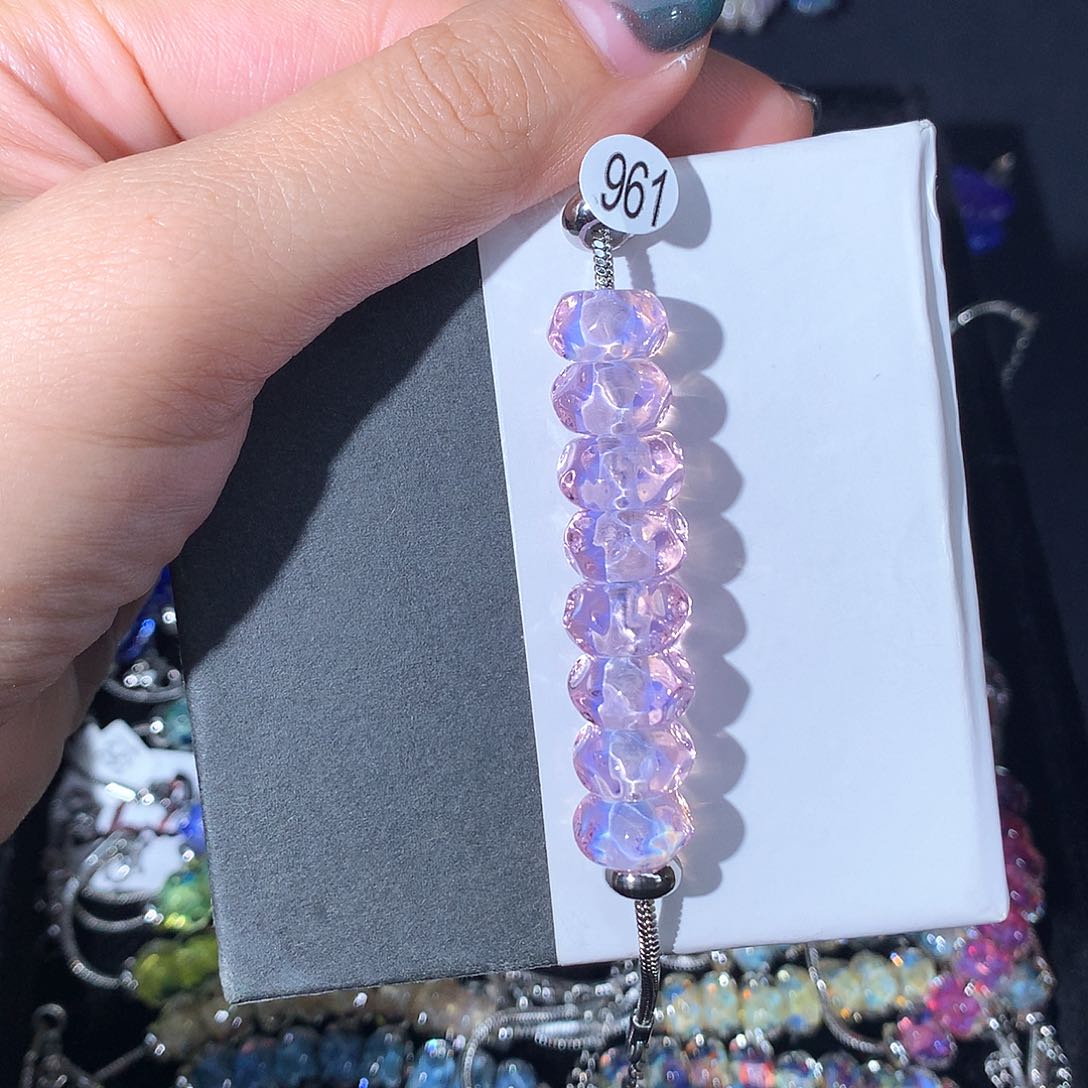 有机玻璃小**。961手串手链