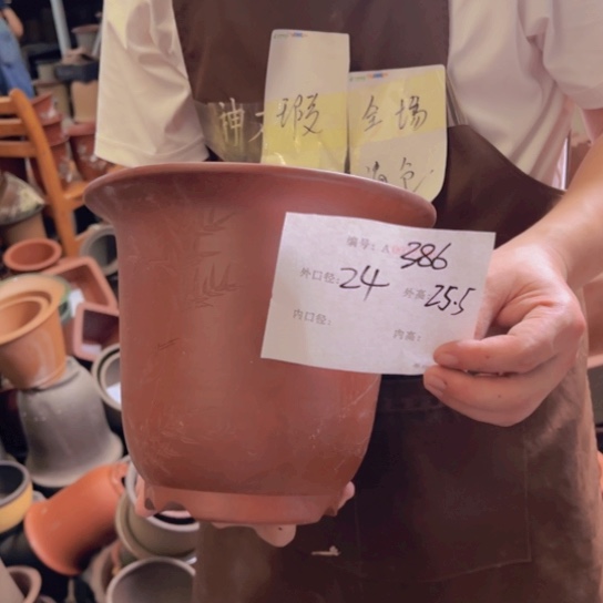 紫砂花盆花卉工艺