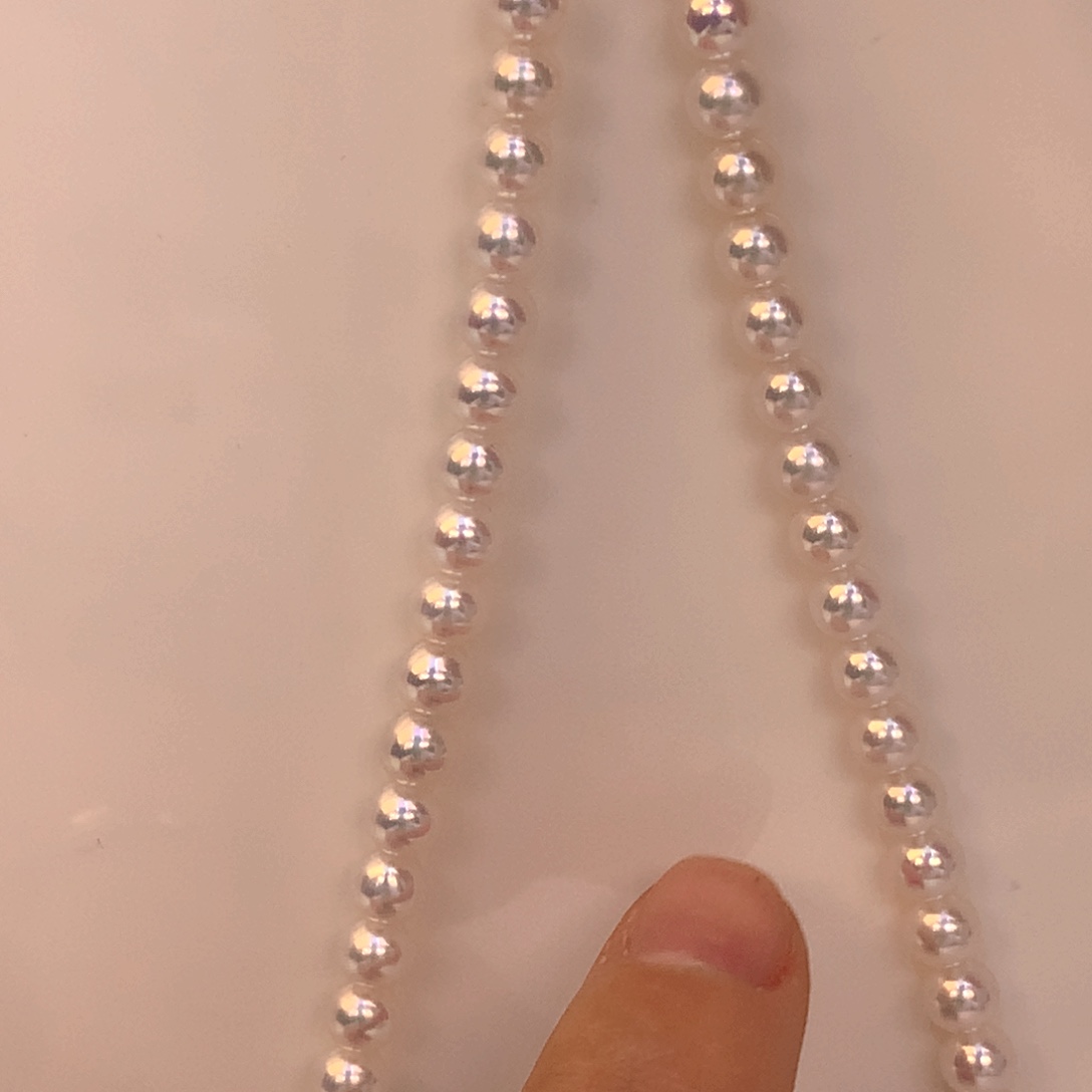 淡水珍珠颈饰18K金镶嵌