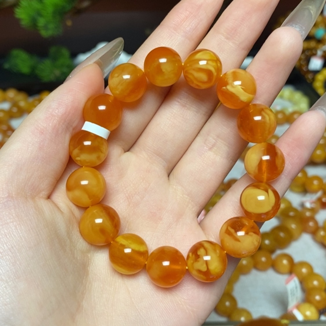 【闪购商品】未镶嵌蜜蜡手链手串