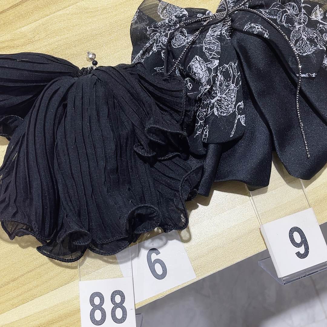 皮质铁合金蝴蝶结发夹