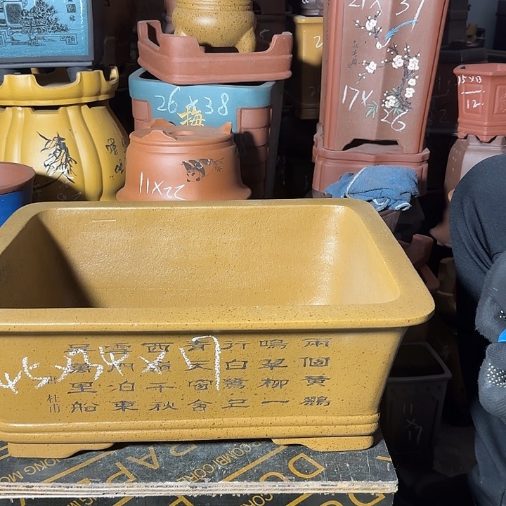 紫砂花盆紫砂花盆