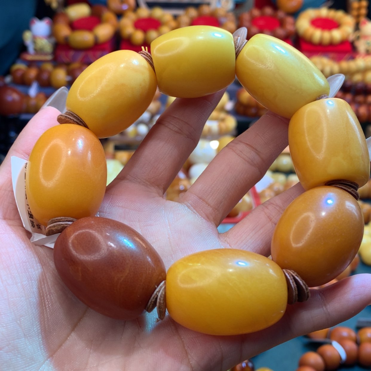 【闪购商品】琥珀手链未镶嵌蜜蜡