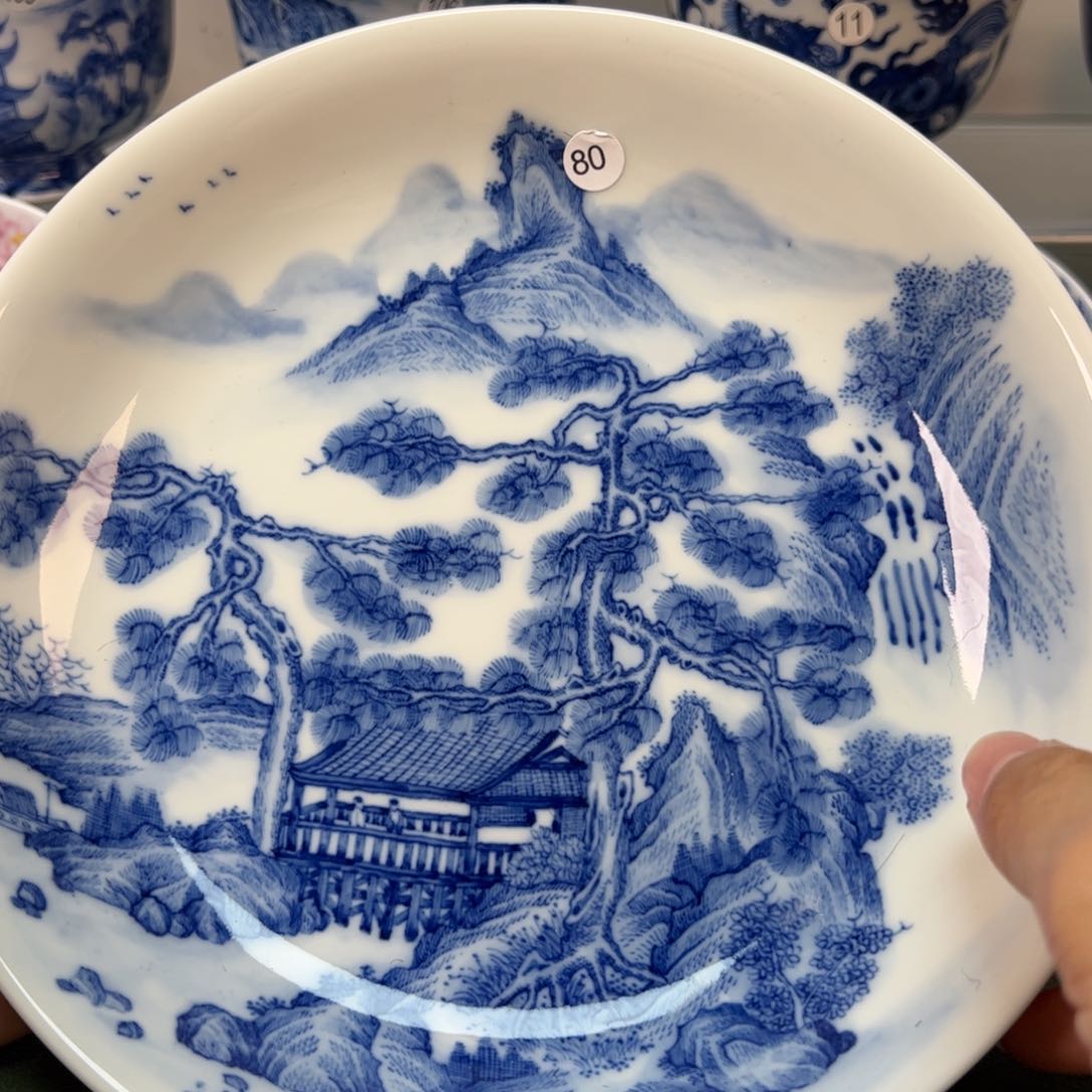 杯木木景德镇纯手绘茶具80