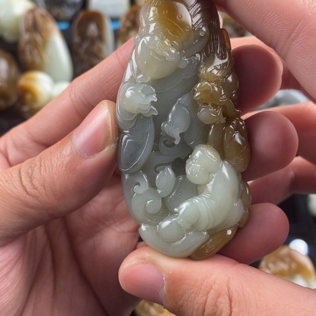 和田玉挂件未镶嵌