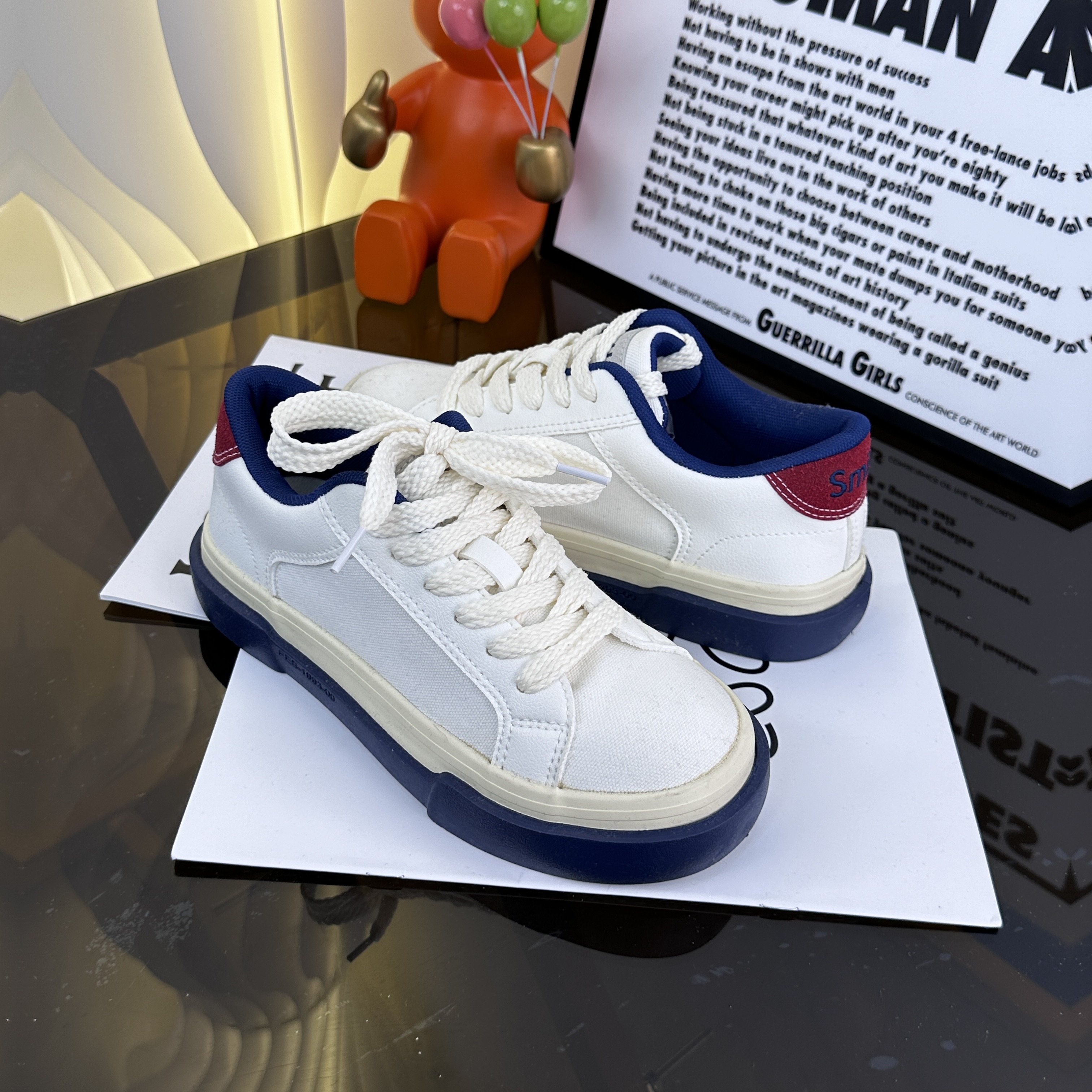 【小铭学长】女款帆布鞋2025秋冬季新款百搭板鞋厚底女鞋休闲鞋095