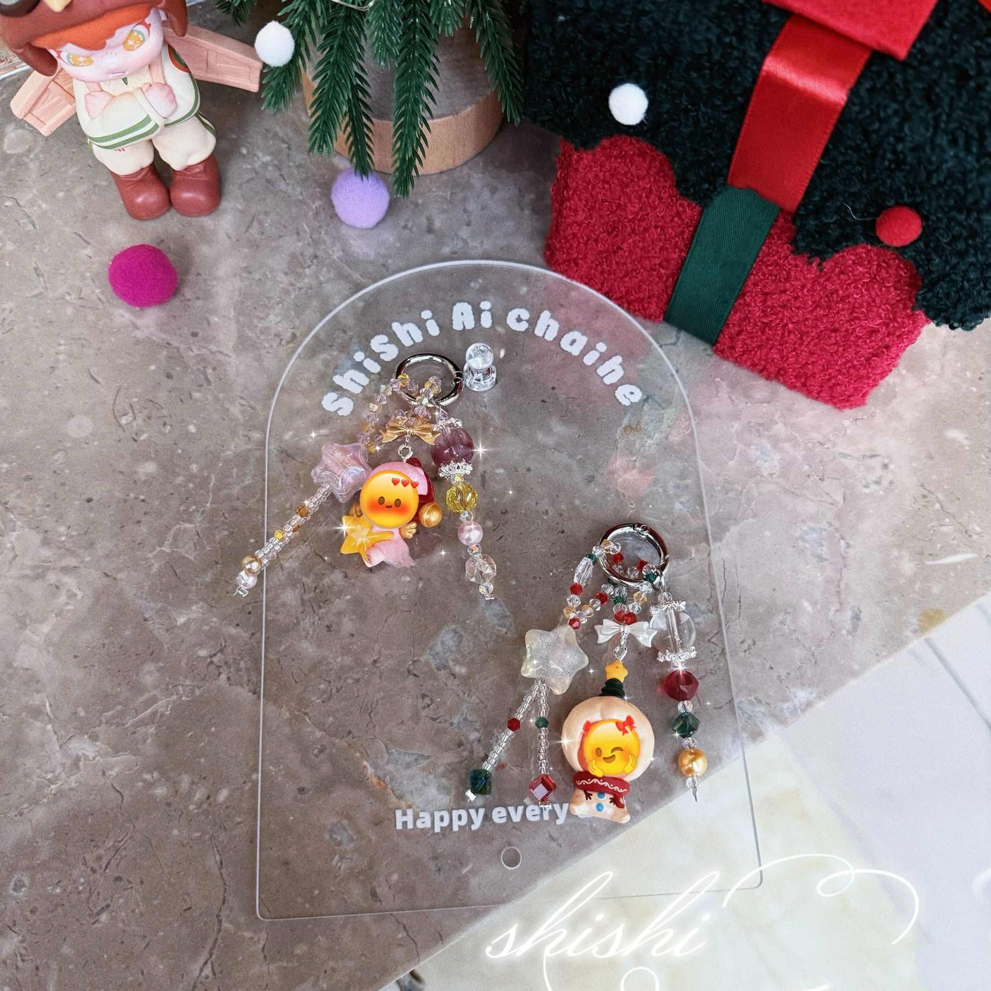 【直播间拆】圣诞萌粒系列公仔萌粒盲盒盲袋