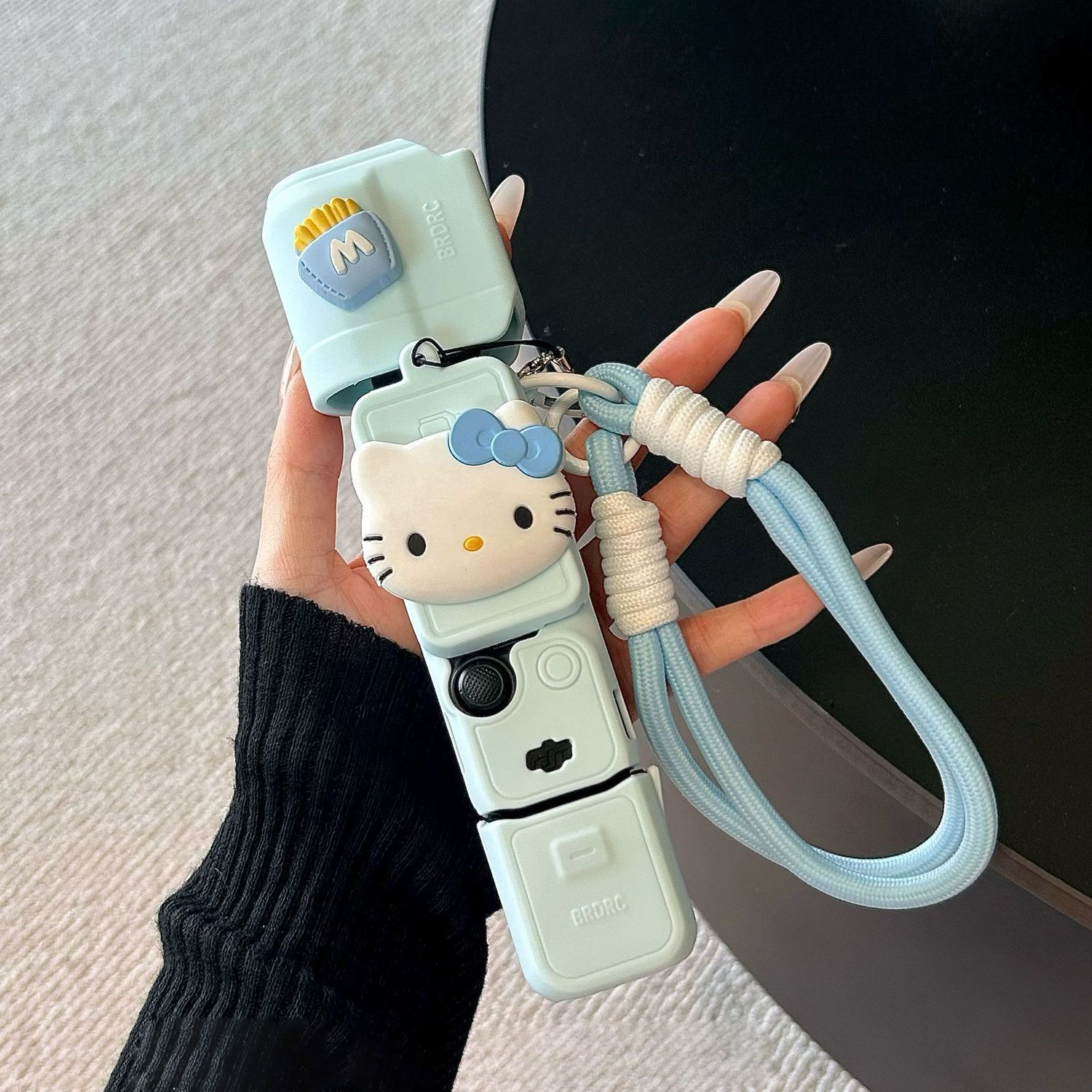 大疆pocket3保护壳哈喽kt咪可爱硅胶装饰保护套防尘云台相机配件