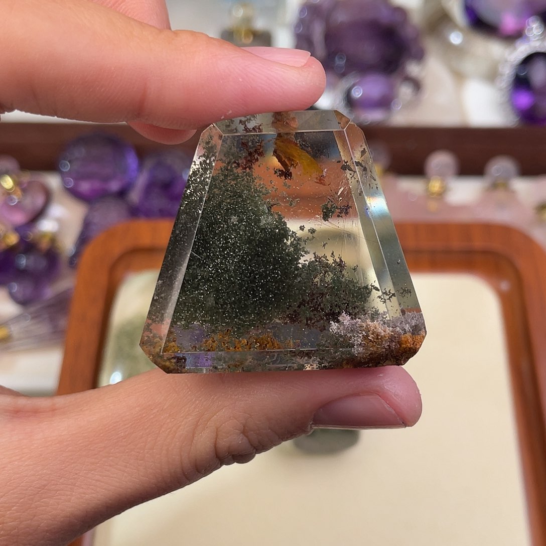 紫晶颈饰银S925镶嵌梦***姐天然水晶吊坠988