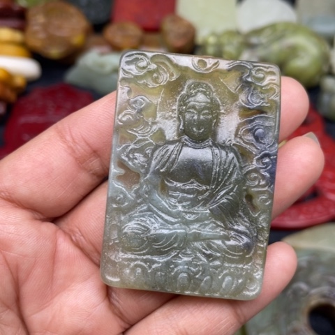 蛇纹石玉颈饰未镶嵌122