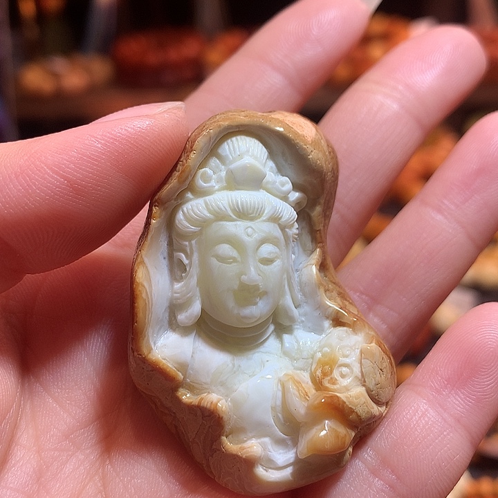 蜜蜡未镶嵌吊坠(不含链)