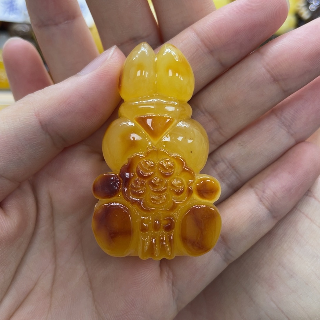 裸石琥珀未镶嵌天然琥珀