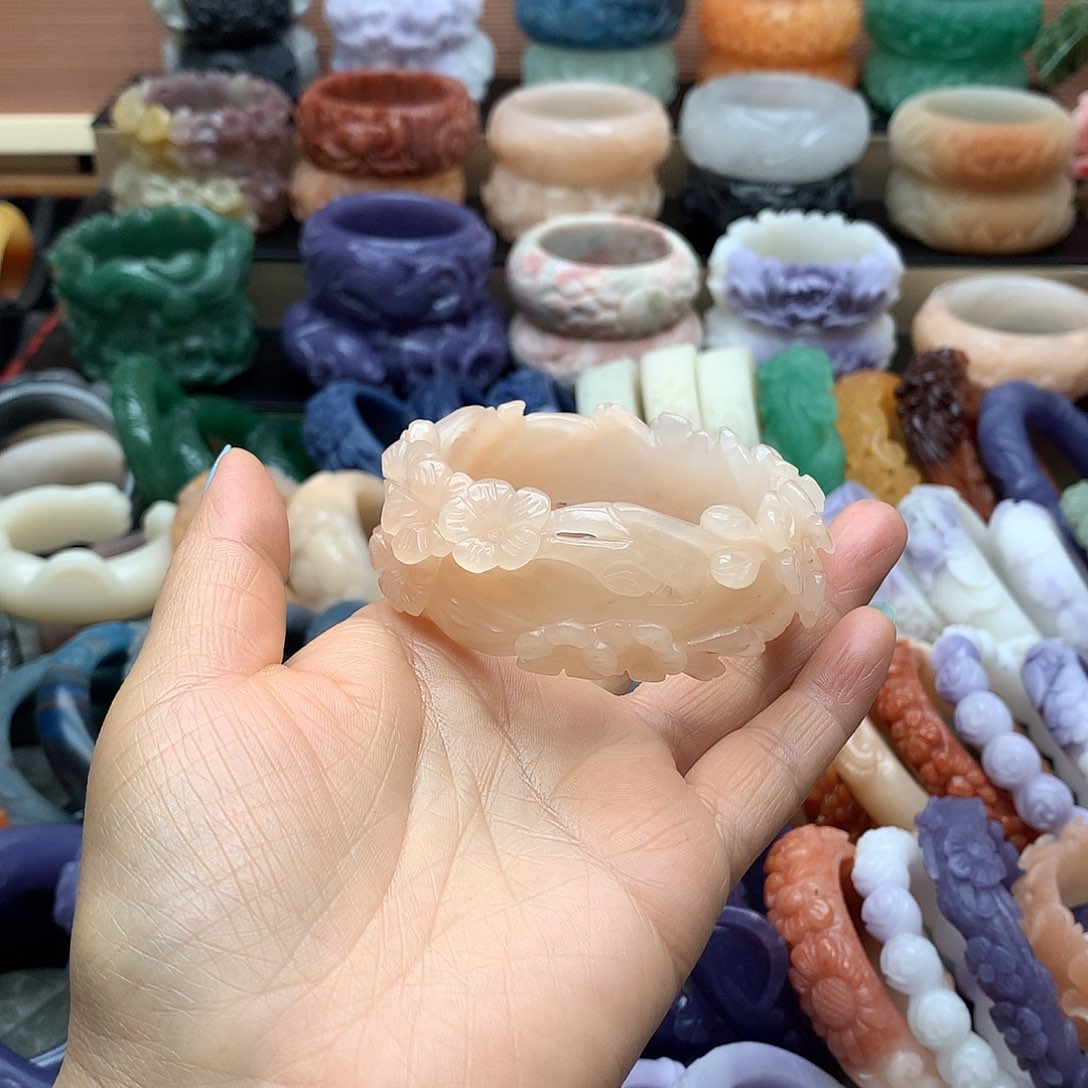 毛衣链未镶嵌石英质玉安