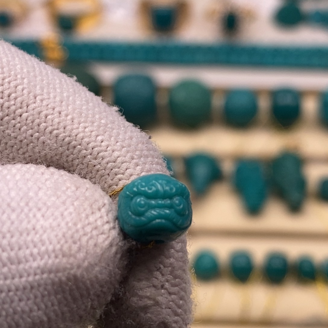 未镶嵌绿松石珠宝奇石AA7