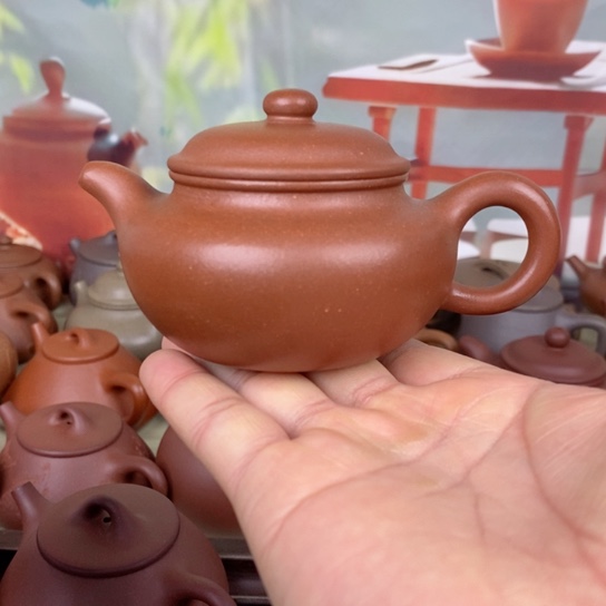 紫砂茶壶仿古150cc半手工