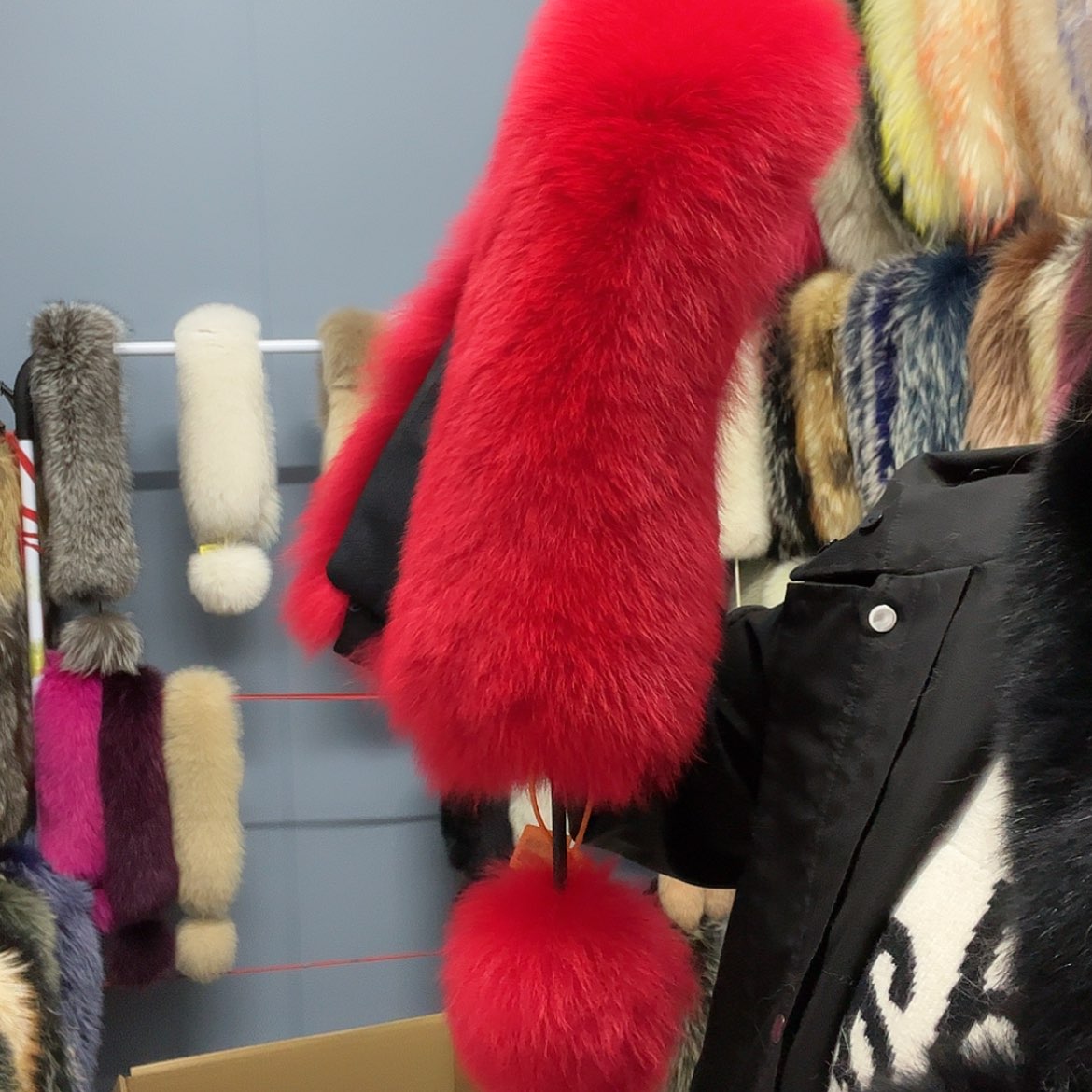 【闪购商品】狐狸毛带子款