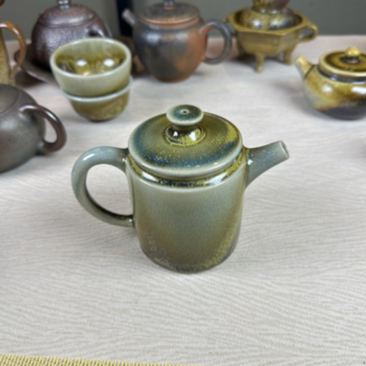 建水紫陶 柴烧 纯手工 窑宝壶