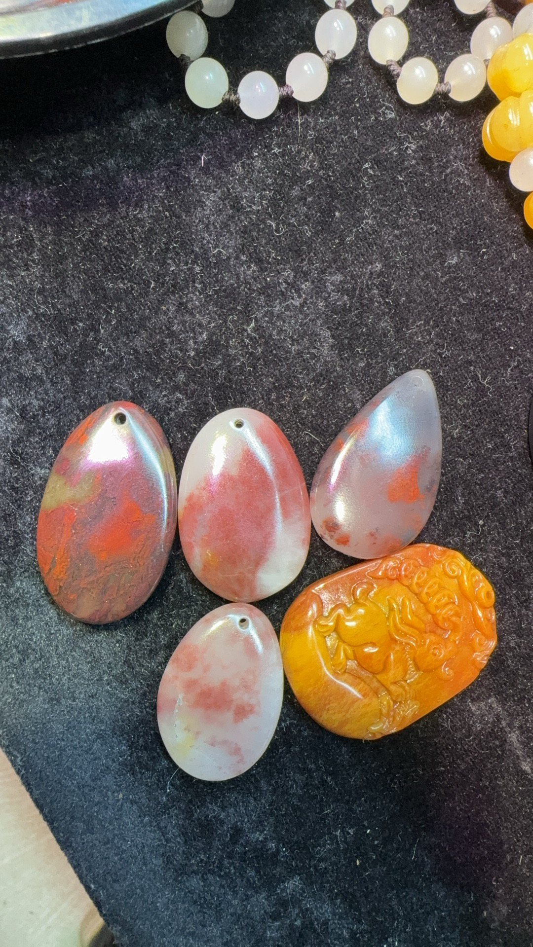 桂林鸡血玉 随行挂件