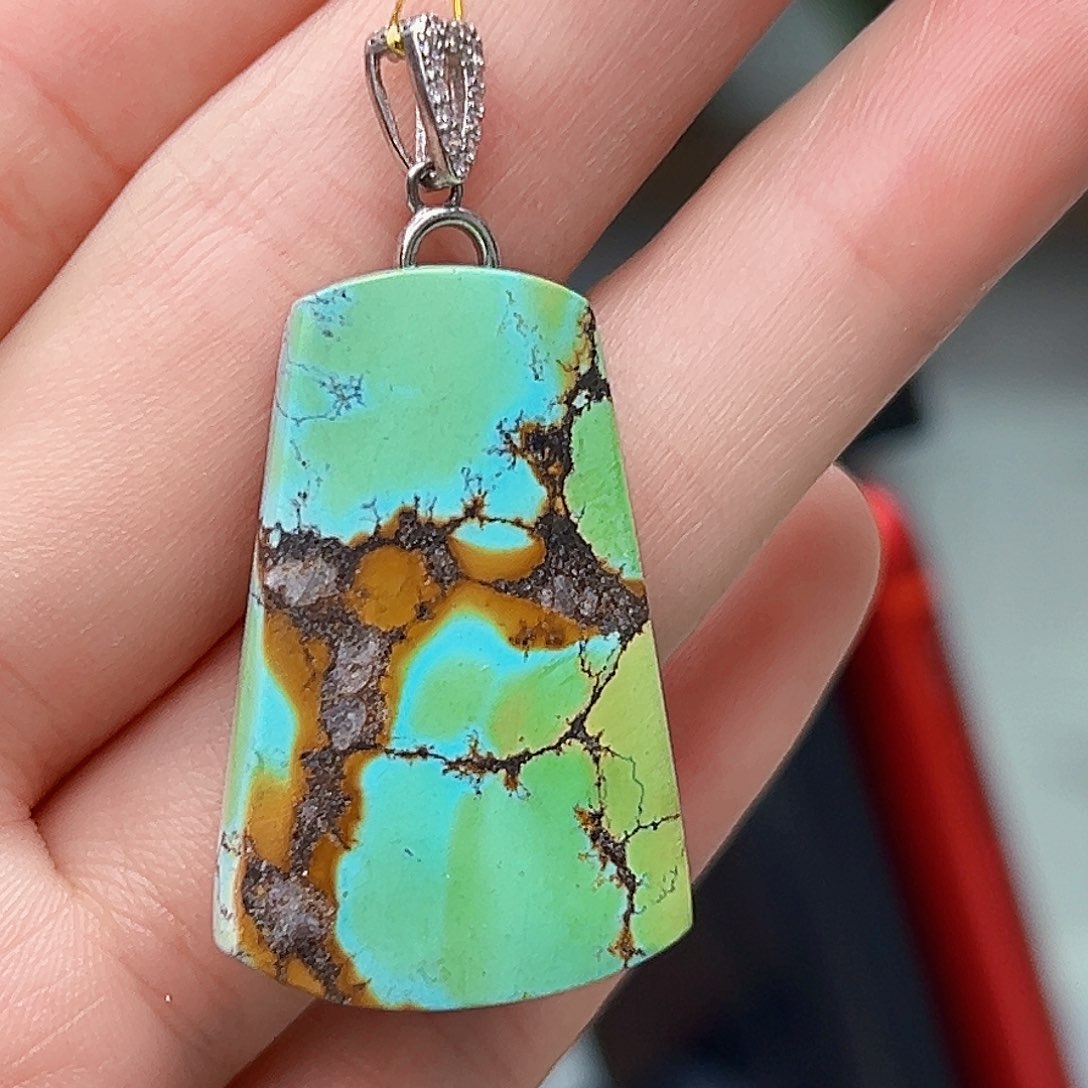 绿松石珠宝奇石未镶嵌