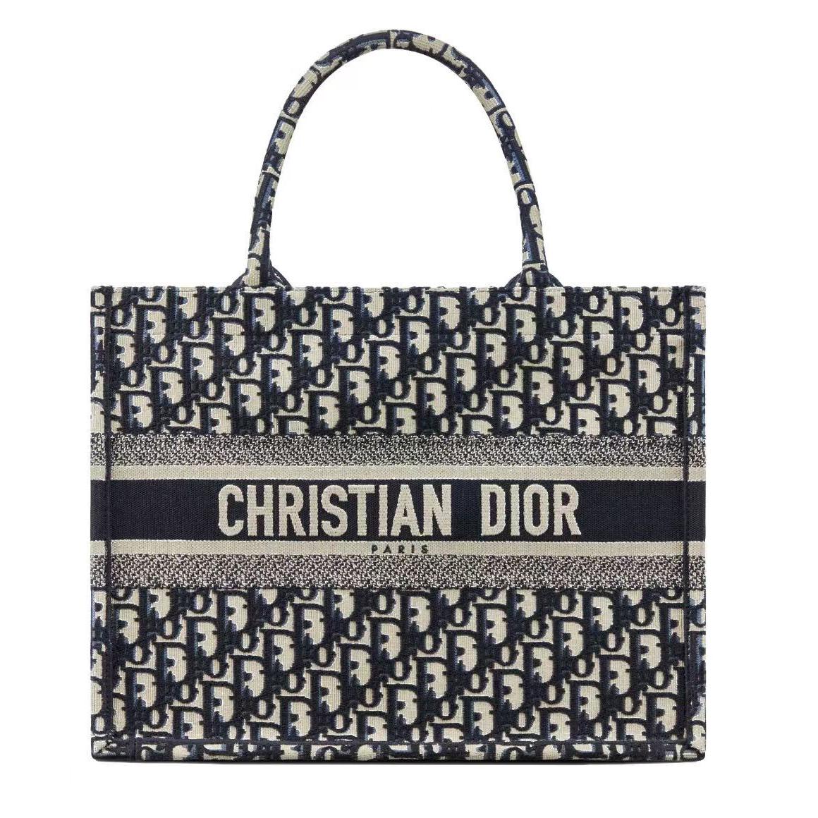 未使用 DIOR/迪奥 Dior 托特手提包中号满印老花 M1296ZR1W