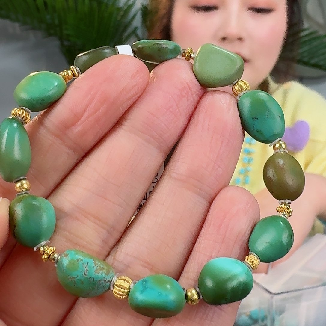 绿松石珠宝奇石未镶嵌