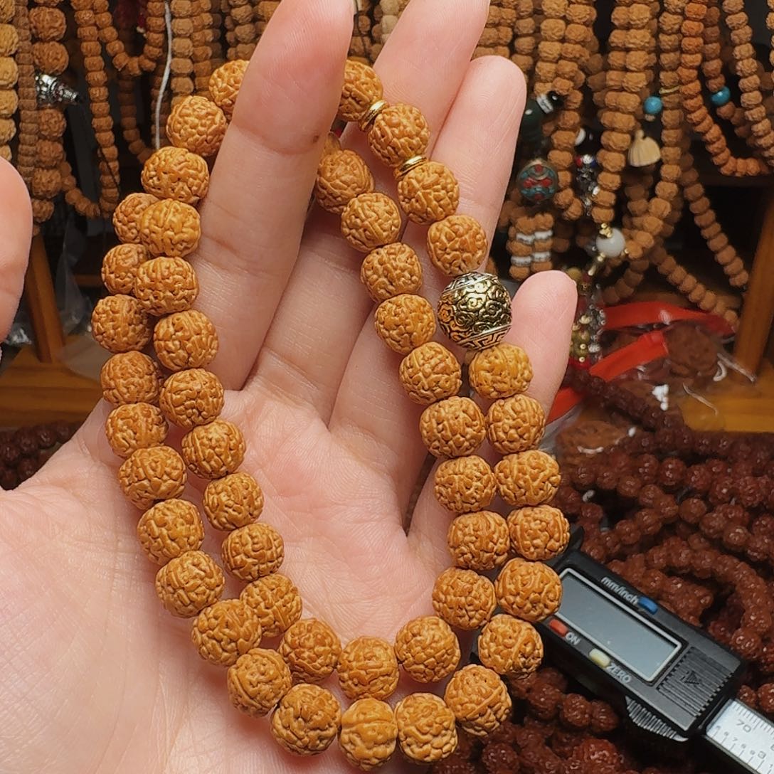 王***N金刚菩提吊坠8双圈原皮