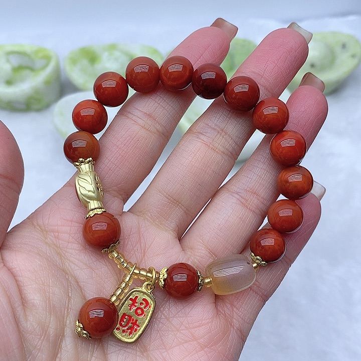 玛瑙/玉髓合金项链