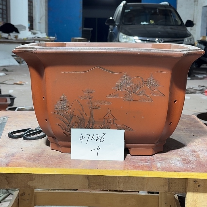 紫砂花盆紫砂花盆