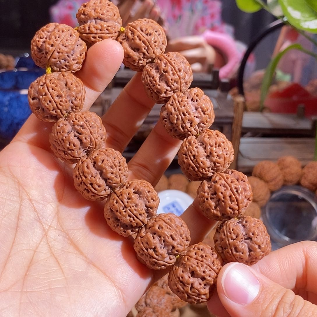 金刚菩提手串8***7超头龙牙梅花22mm