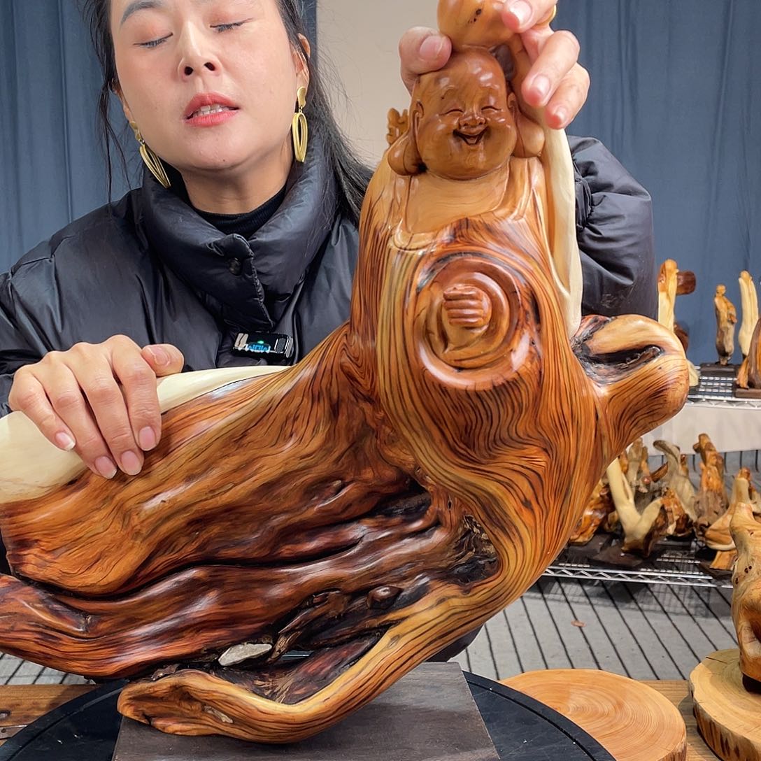 柏木（崖柏）随型艺术根雕