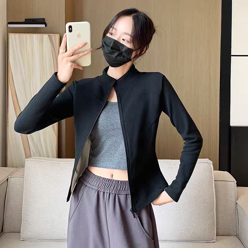 6601立领修身外套YH