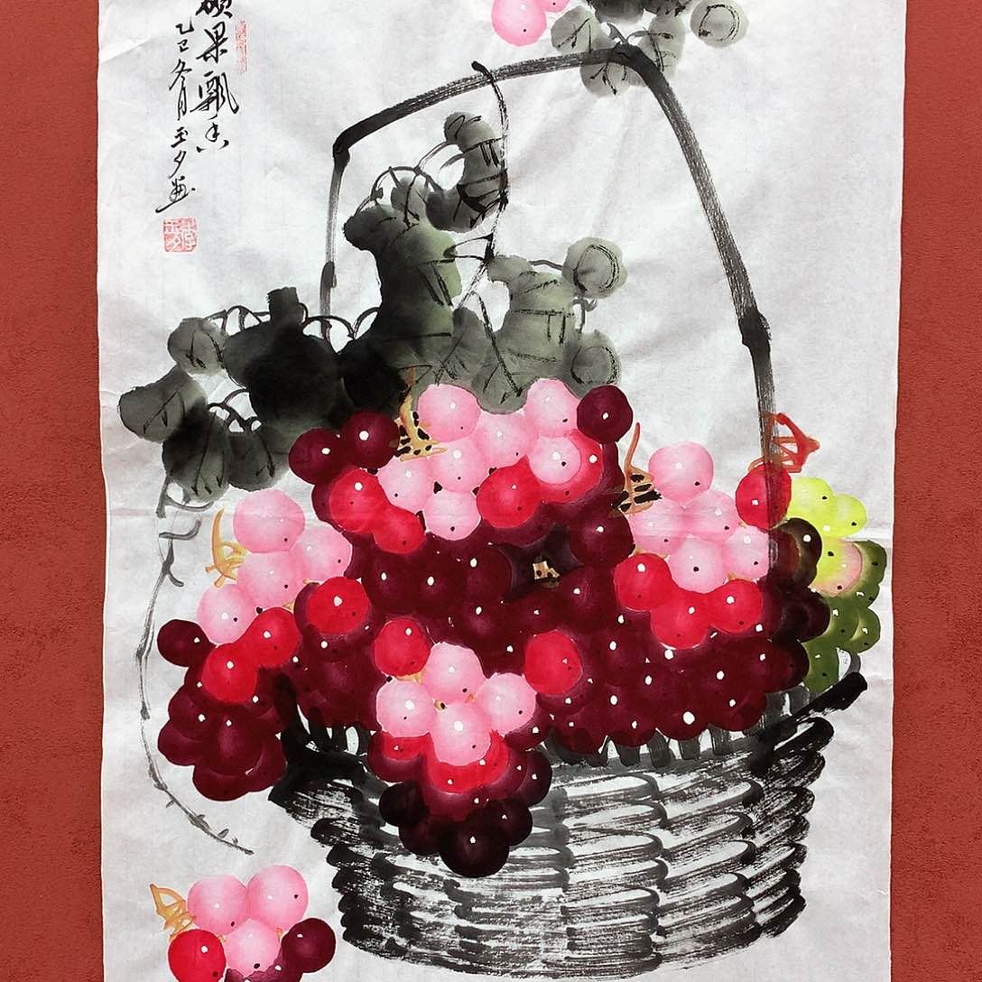 绘画国画作品欣赏四尺三开