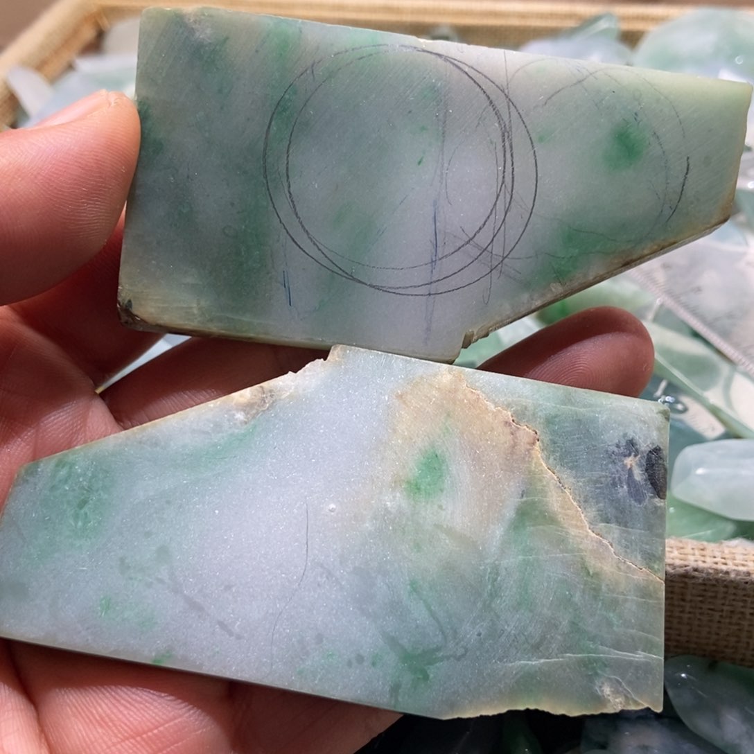 定制翡翠未镶嵌北*扣子佛公