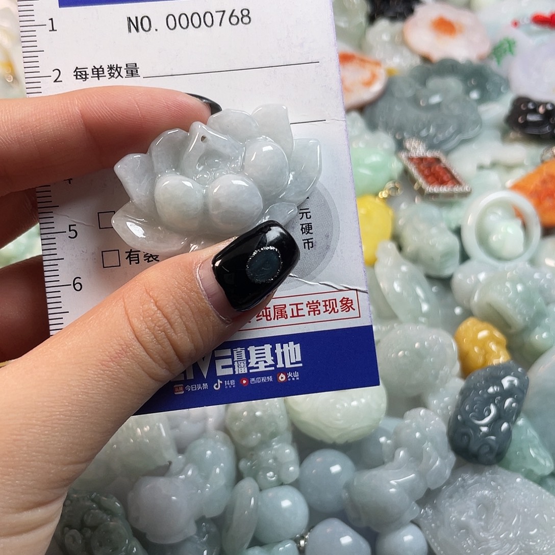 翡翠未镶嵌颈饰768