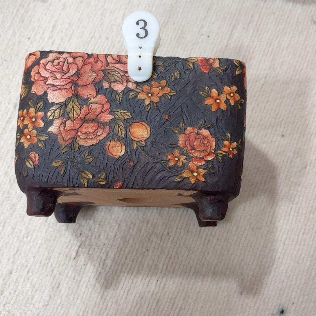 琼***花盆紫砂陶瓷多肉花盆微瑕