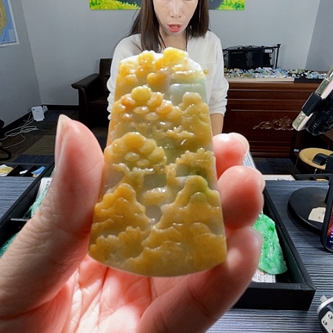 翡翠未镶嵌颈饰翡翠
