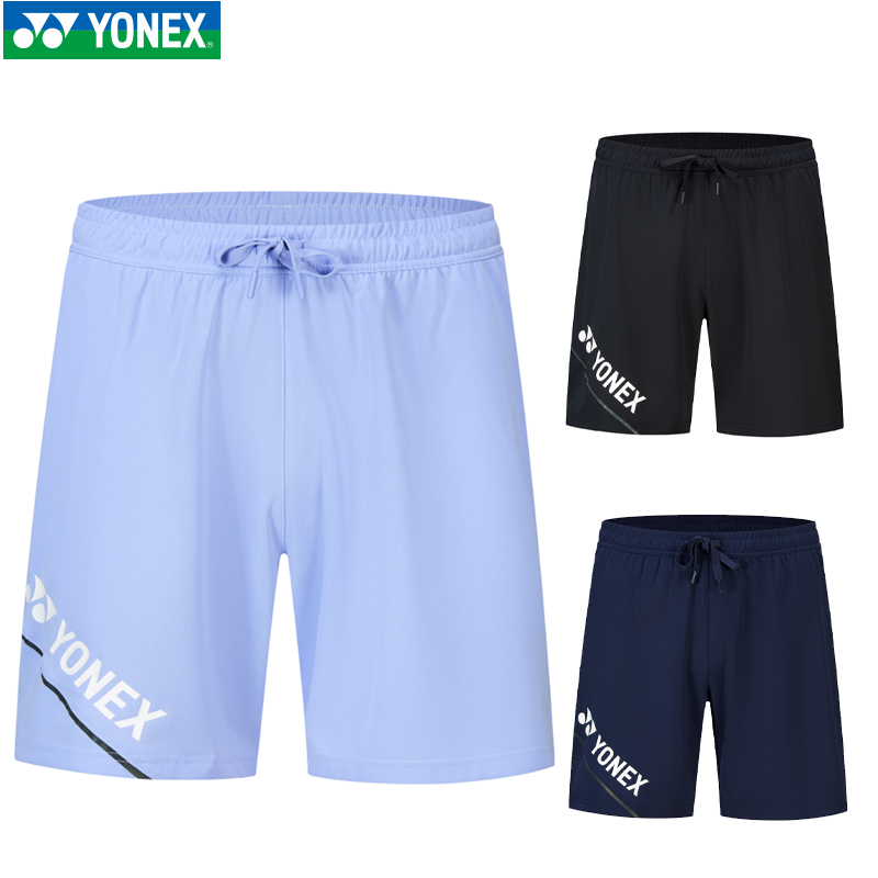 新款YONEX尤尼克斯 羽毛球服男女运动跑步吸汗短裤速干1202225BCR